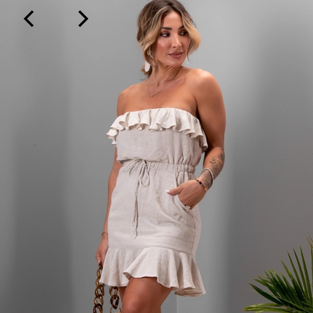 By Egreis Ari Linen Dress